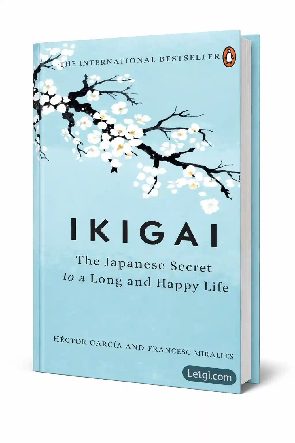 IKIGAI ebook cover by Héctor García and Francesc Miralles – Japanese philosophy book on purpose and happiness